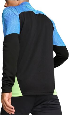 PUMA Mens Individualfinal 14-Zip Casual Tops Casual - Black - Size S in Saudi Arabia