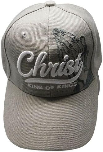 Christ Kings of Kings Praying Hands I Love Jesus Embroidered Cap Hat in Kuwait