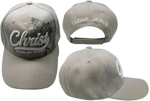 Christ Kings of Kings Praying Hands I Love Jesus Embroidered Cap Hat in Kuwait