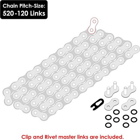 Caltric O-Ring Blue Drive Chain Compatible with Yamaha Yz250F Yz 250F Yz-250F 2001-2008 in Saudi Arabia