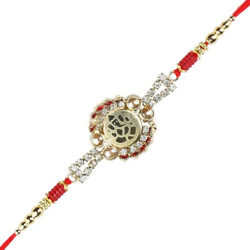 مجموعة من 2 Rakhi لخيط الأخ ل Bhabhi Bhaiya و Bhatiji Veera Rakhi مجموعة Dora سوار Kalwa مع حزمة هدايا لأخ الأخ الشقيقة الهندية المهرجان التقليدي in Saudi Arabia