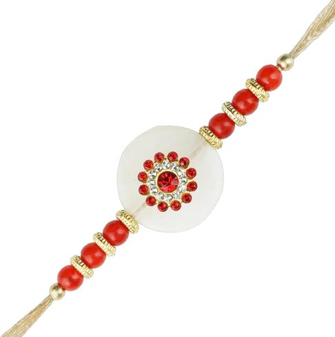 مجموعة من 2 Rakhi لخيط الأخ ل Bhabhi Bhaiya و Bhatiji Veera Rakhi مجموعة Dora سوار Kalwa مع حزمة هدايا لأخ الأخ الشقيقة الهندية المهرجان التقليدي in Saudi Arabia