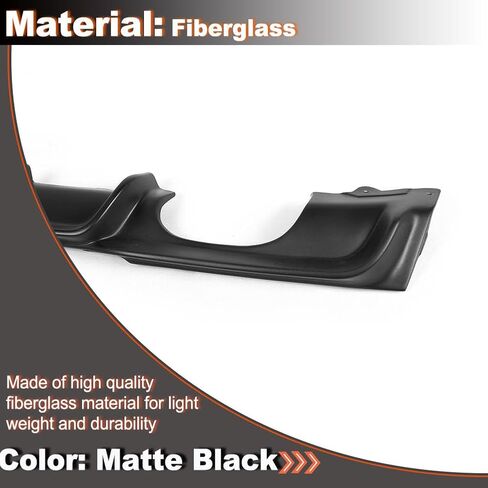 MCARCAR KIT Carbon Fiber Rear Diffuser for BMW 3 Series F30 M Sport Sedan 2012-2018 320i 325i 328i 330i 335i 340i M-tech Auto Lower Bumper Lip Spoiler Body Kit Factory Outlet(Quad Muffler Twin Outlet) in Kuwait