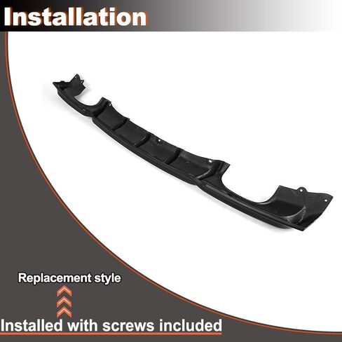 MCARCAR KIT Carbon Fiber Rear Diffuser for BMW 3 Series F30 M Sport Sedan 2012-2018 320i 325i 328i 330i 335i 340i M-tech Auto Lower Bumper Lip Spoiler Body Kit Factory Outlet(Quad Muffler Twin Outlet) in Kuwait