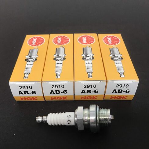 NGK Standard Spark Plugs - Stock #2910 - AB -6 AB6 - TIP المسمار - حزمة (8) in Saudi Arabia