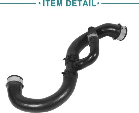 ACROPIX Car Radiator Coolant Water Hose Pipe from Engine Expansion Tank Fit for Mercedes-Benz C300 - Pack of 1 Black in Saudi Arabia