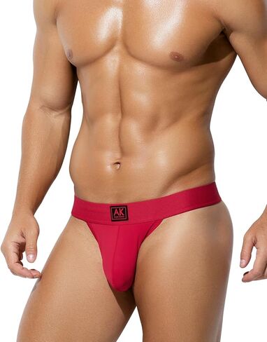 Arjen Kroos Men's G-String Thong, Sexy Low Rise T-Back Thong, Active Bulge Pouch Underwear in Kuwait