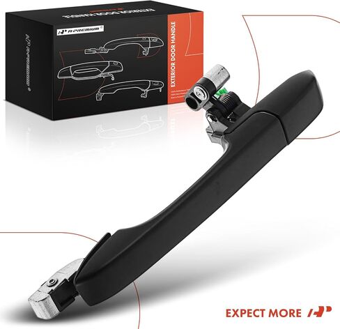 A-Premium Rear Left Driver Side Exterior Door Handle Compatible with Honda CR-V CRV 2002 2003 2004 2005 2006, Smooth Black, Replace# 72680-S9A-003, 72680-S9A-J01ZD in Saudi Arabia