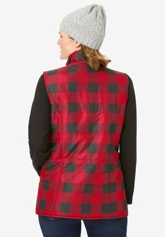 Woman Within Plus Size Quilted Vest in Saudi Arabia