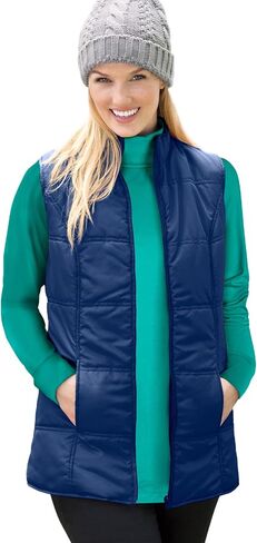 Woman Within Plus Size Quilted Vest in Saudi Arabia