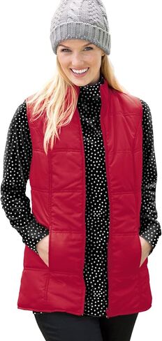 Woman Within Plus Size Quilted Vest in Saudi Arabia