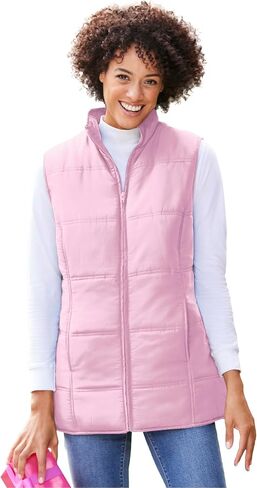 Woman Within Plus Size Quilted Vest in Saudi Arabia