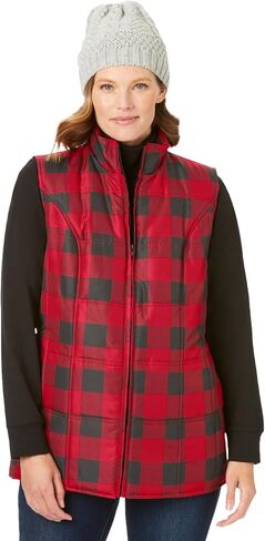 Woman Within Plus Size Quilted Vest in Saudi Arabia