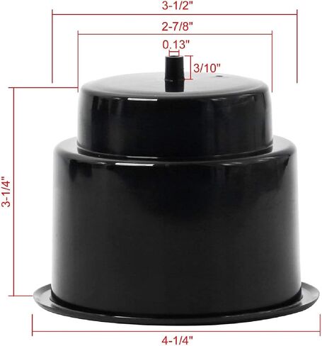 NovelBee 12pcs Black Recessed Plastic Cup Drink Holder with Drain for Boat Marine Truck Car Camper RV in Saudi Arabia
