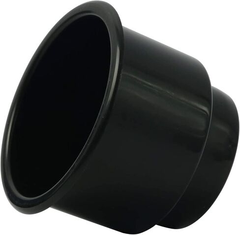 NovelBee 12pcs Black Recessed Plastic Cup Drink Holder with Drain for Boat Marine Truck Car Camper RV in Saudi Arabia