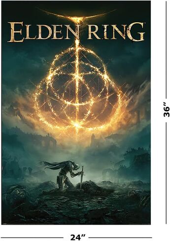 Elden Ring - Maming Poster (غلاف اللعبة/فن المفتاح) (الحجم: 24 "× 36") in Saudi Arabia