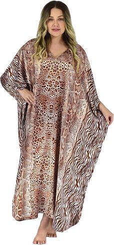 مجموعة أزياء up2date من 3 caftans ، اختيار الطباعة الهندسية ، حجم واحد يناسب أكثر ، خاصة#20 in Kuwait