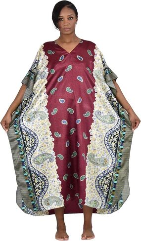 مجموعة أزياء up2date من 3 caftans ، اختيار الطباعة الهندسية ، حجم واحد يناسب أكثر ، خاصة#20 in Kuwait