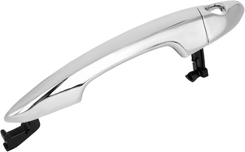 jdmon extride chrome door handle استبدال لـ Hyundai Sonata 2015 2016 2017 2018 2019 استبدال 82651-C1110 82652-C1010 15759578 جانب السائق الأيسر الأمامي الخارجي خارج المقبض الخارجي in Saudi Arabia