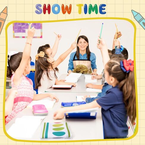 4 Pcs Halloween Teacher Stationery Apron Costumes Teacher Artist Apron Crayon Marker Pencil Book Halloween Adult Group Costume Bundle for Women Men Fancy Back to School Supply Dress Outfit in Saudi Arabia