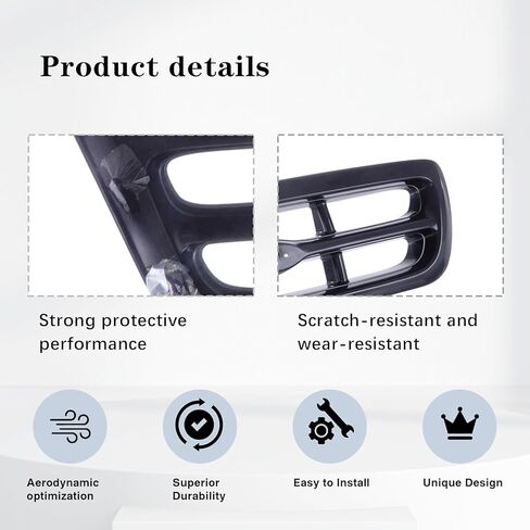 Grille Grille Black 1998-2000 متوافق مع Ford Ranger FO1200344 in Kuwait