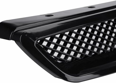 W-Power ، ABS Type-R style Black Mesh Grille Grille Trim Trim Cover Front Frontible Front Front Frontible مع Honda Civic CX DX Ex LX HX SI All Model in Saudi Arabia