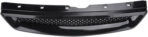 W-Power ، ABS Type-R style Black Mesh Grille Grille Trim Trim Cover Front Frontible Front Front Frontible مع Honda Civic CX DX Ex LX HX SI All Model in Saudi Arabia