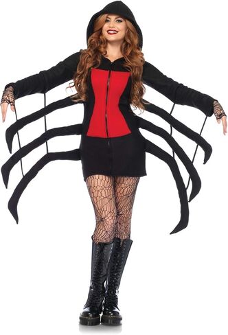 Leg Avenue Women's Women's Cozy Black Widow Spider Halloween Costume in Saudi Arabia