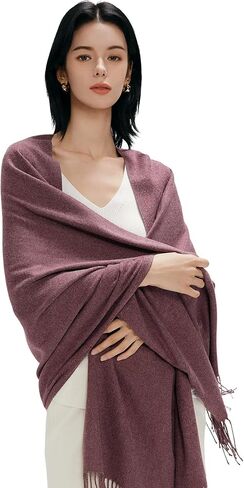 maamgic Women's Scarf Pashmina Shawls and Wraps for Evening Dresses Travel Office Winter Wedding Large Scarves in Kuwait