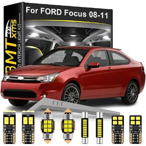 LED LED INTERIOR LIGHT KIT استبدال Ford Focus 2009 2009 2010 2011 ، Super Bright 6000k White in Kuwait