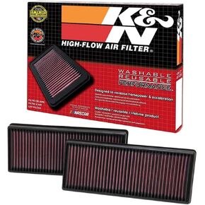 K&N High-Flow Original Lifetime Engine Air Filter: Increase Power: Premium, Washable: Compatible with 2011-2019 Merecedes Benz: (See Product Description for Select Models), 33-2474 in Saudi Arabia