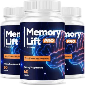 (3 Pack) Memory Lift Pro Supplement Capsules - Official Memory Lift Pro Brain for Your Brain Supplement, MemoryLift Pro Pills, Memoryliftpro All Natural Support Wellness & Health Support, 180 Capsules in Saudi Arabia