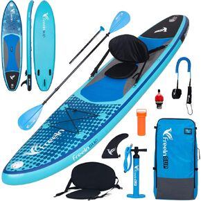 Freein SUP Inflatable Stand Up Paddle Board with Kayak Seat,Paddle Boards for Adults 10'/10'6"/11', Accessories sup Pump Adaptor,sup Kayak Paddle in Kuwait