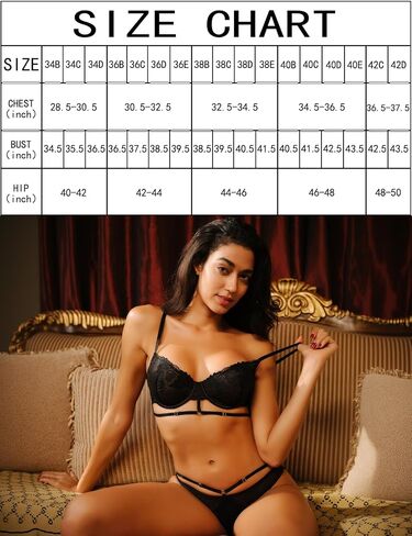 Lingerie Sets for women Mesh sexy bra and panty sets with Underwire 2 Piece Strappy Embroidered Floral Lace in Saudi Arabia