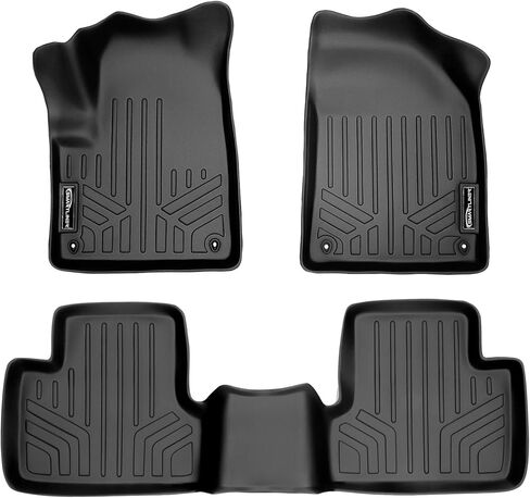 Smartliner Custom Fit Floor Mats 2 Row Liner Set متوافقة مع 2014-2023 Jeep Cherokee in Saudi Arabia