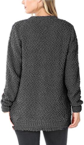 KOGMO Womens Popcorn Sweater Cardigans with Buttons and Pockets in Saudi Arabia