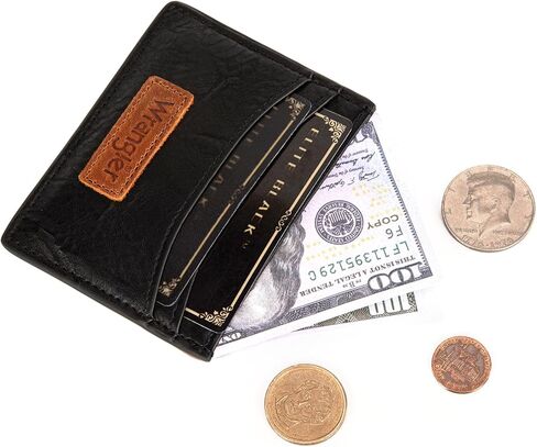 Montana West X Wrangler Small Keychain Card Holder for Women Minimalist Thin Pocket Wallet Slim Mini Rfid Card Cases with Detachable Ultra Card Holder in Kuwait