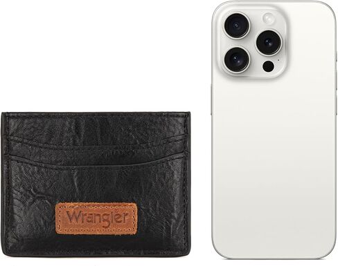 Montana West X Wrangler Small Keychain Card Holder for Women Minimalist Thin Pocket Wallet Slim Mini Rfid Card Cases with Detachable Ultra Card Holder in Kuwait