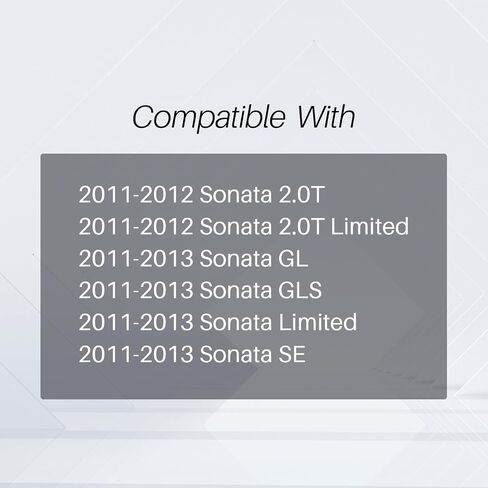 CarpartsDepot الأمامي الشواء الشواء تشكل الكروم مع إدراج قذيفة سوداء متوافقة مع 2011-2013 Hyundai Sonata سيدان HY1200154 863503S100 in Saudi Arabia