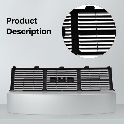 Replacement Parts Front Grille Grill With Silver Shell With Gray Insert Compatible With GMC C/K Series C1500 C2500 C3500 K1500 K2500 K3500 1985-1988 Pickup Truck in Saudi Arabia
