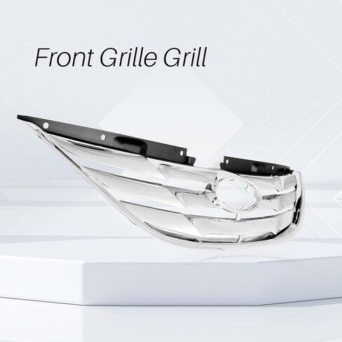 CarPartsDepot Front Grille Grill Chrome Molding With Black Shell Insert Compatible With 2011-2013 Hyundai Sonata Sedan HY1200154 863503S100 in Kuwait