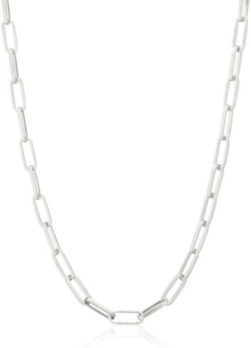 emf harmony chain of love paperclip necklace-18 "مجوهرات مطلية بالذهب أو فضية أو مطلية بالروديوم للنساء تبحث عن التوازن والعافية والأناقة اليومية in Kuwait