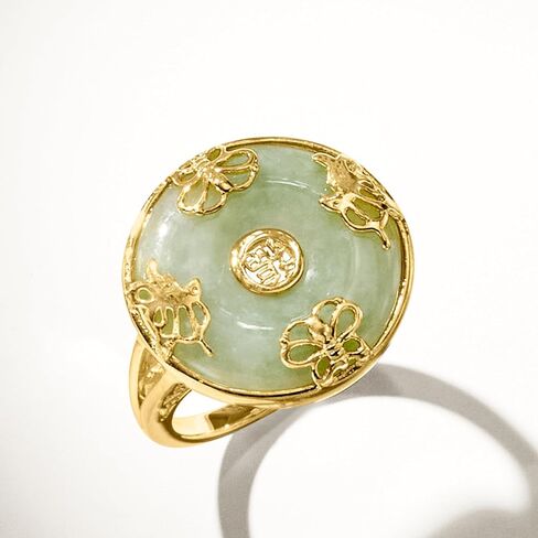 Ross-Simons Gemstone Good Fortune Butterfly Ring in 18kt Gold Over Sterling in Saudi Arabia