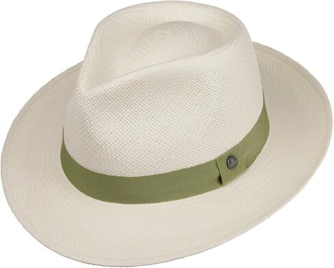 Lierys Contrast Band Panama Hat Men - Made in Ecuador in Saudi Arabia