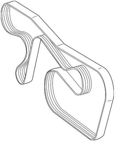 Genuine Mercedes-Benz V-Ribbed Belt 002-993-29-96-64 in Kuwait