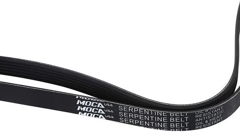 MOCA 6PK1685 Serpentine Belt for 98-04 لـ Buick Regal 3.8L Supercharger & 04-05 لـ Chevrolet Impala & Monte Carlo 3.8L Supercharger & 11-13 لـ Dodge Charger 3.6L و 11-15 Challenger 3.6L & in Saudi Arabia