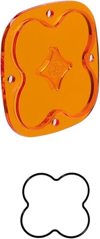 Baja Designs Lens Kit for Squadron Series LED Light - Optical Lens with Silicone O-Ring, Easy Installation, Waterproof, Dustproof (Spot Beam, Factory Amber) in Saudi Arabia