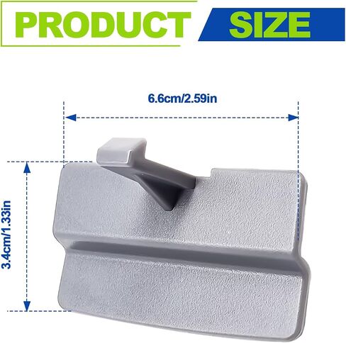 1 PCS Center Console Latch ، LID Center Console Jump Seat Latch ، متوافق مع F150 2010-2018 ، استبدال OE #BL34-18672A66 ، BL3418672A66 (رمادي فاتح) in Saudi Arabia