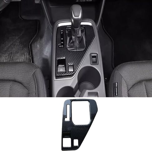 غطاء لوحة تحول التروس لعام 2024 2025 Crosstrek/Impreza ، Cender Console Carbon Carbon Diber Trim (غطاء لوحة التروس الصغيرة) النمط ب in Kuwait
