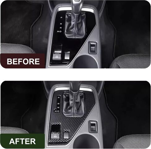 غطاء لوحة تحول التروس لعام 2024 2025 Crosstrek/Impreza ، Cender Console Carbon Carbon Diber Trim (غطاء لوحة التروس الصغيرة) النمط ب in Kuwait